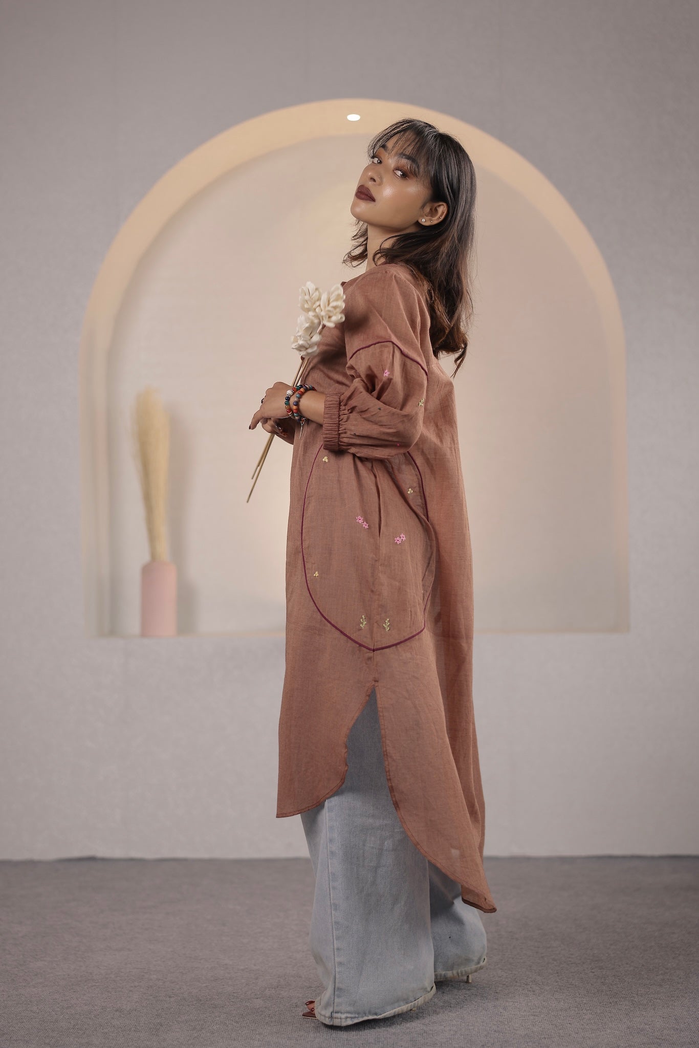 Dune Embroidered Kurta
