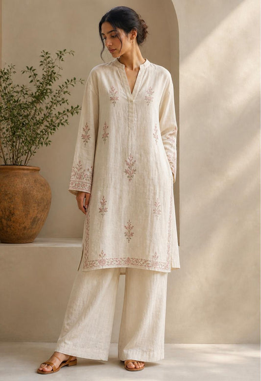 Ivory Linen co- ord set