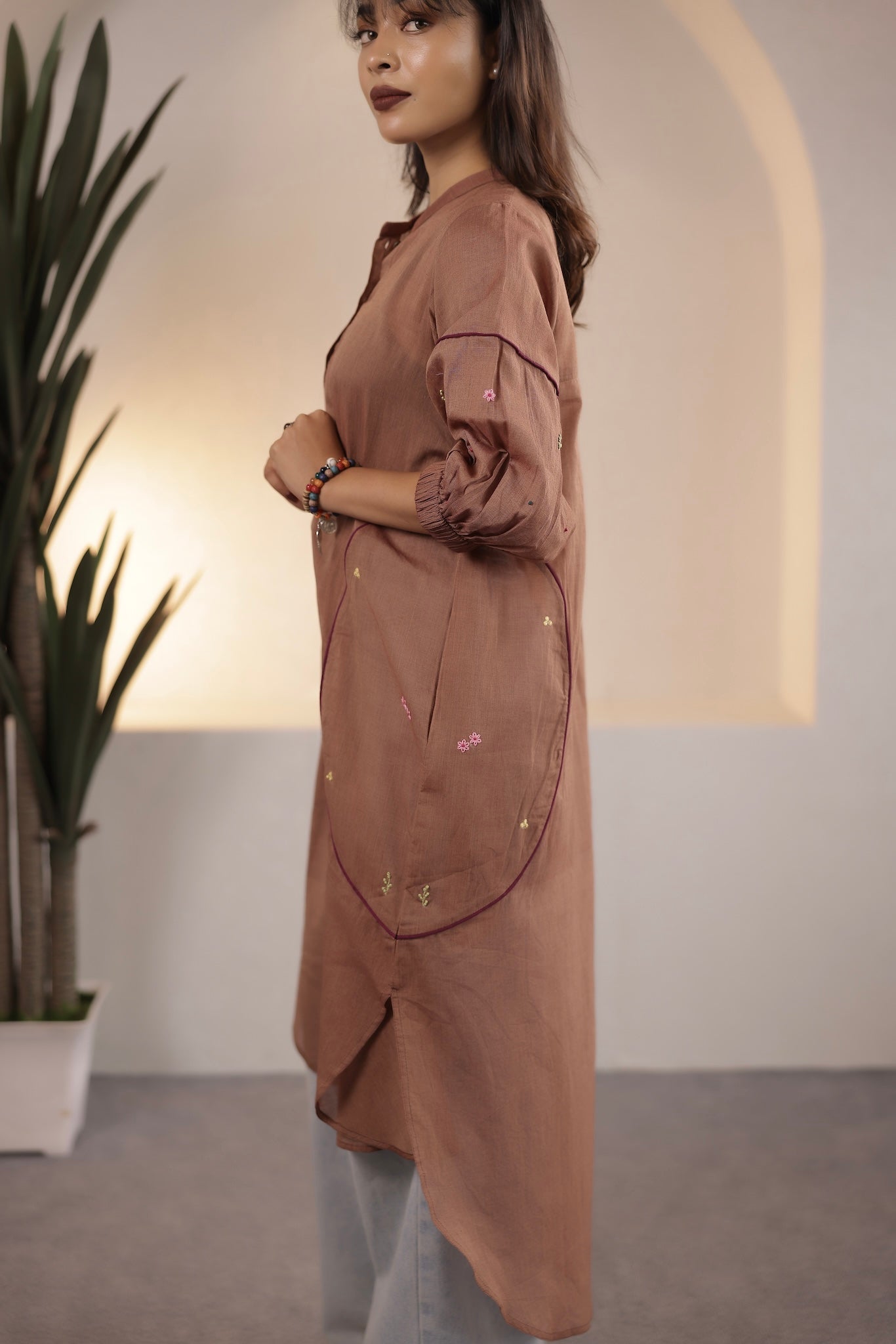 Dune Embroidered Kurta