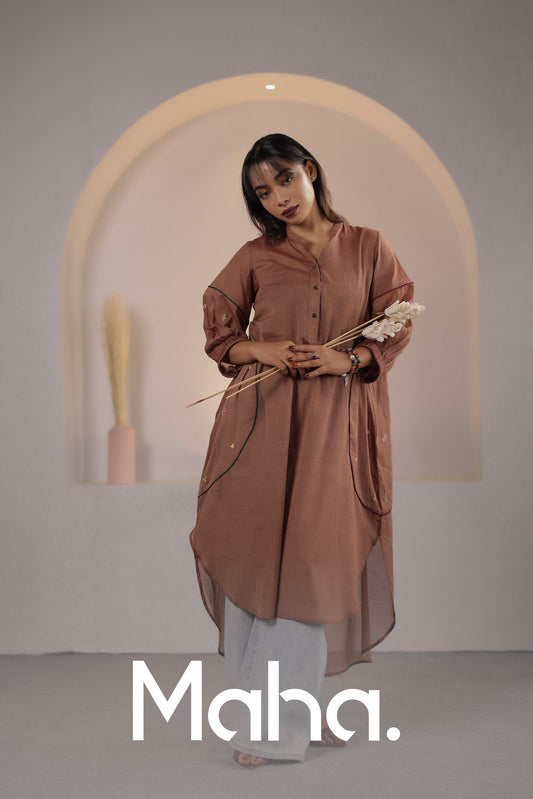 Dune Embroidered Kurta