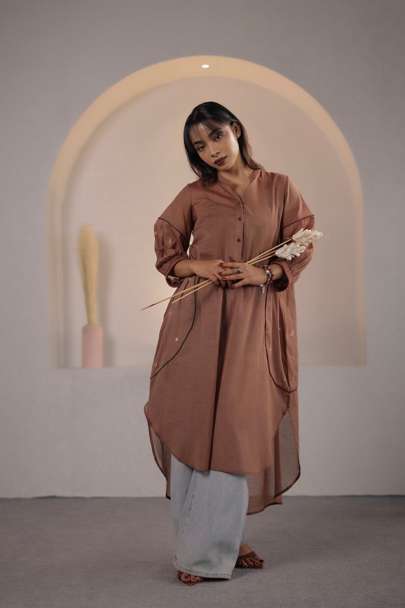 Dune Embroidered Kurta