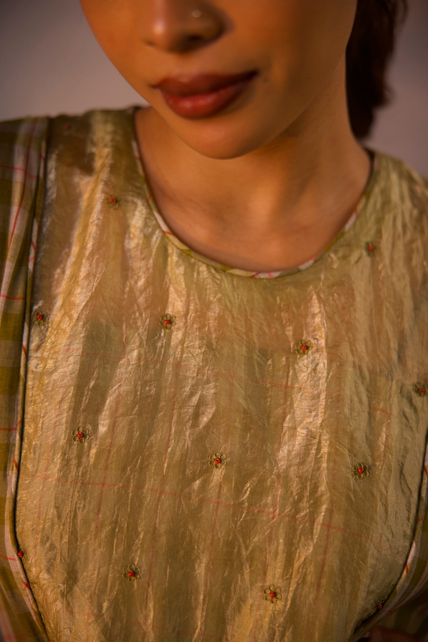 Meadow Embroidered Midi Dress