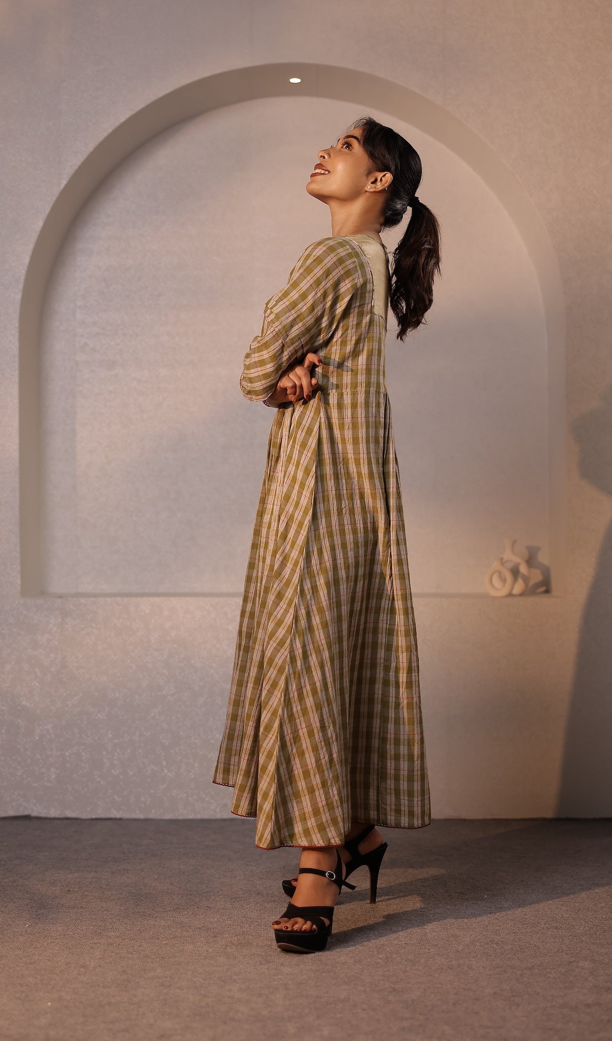 Meadow Embroidered Midi Dress