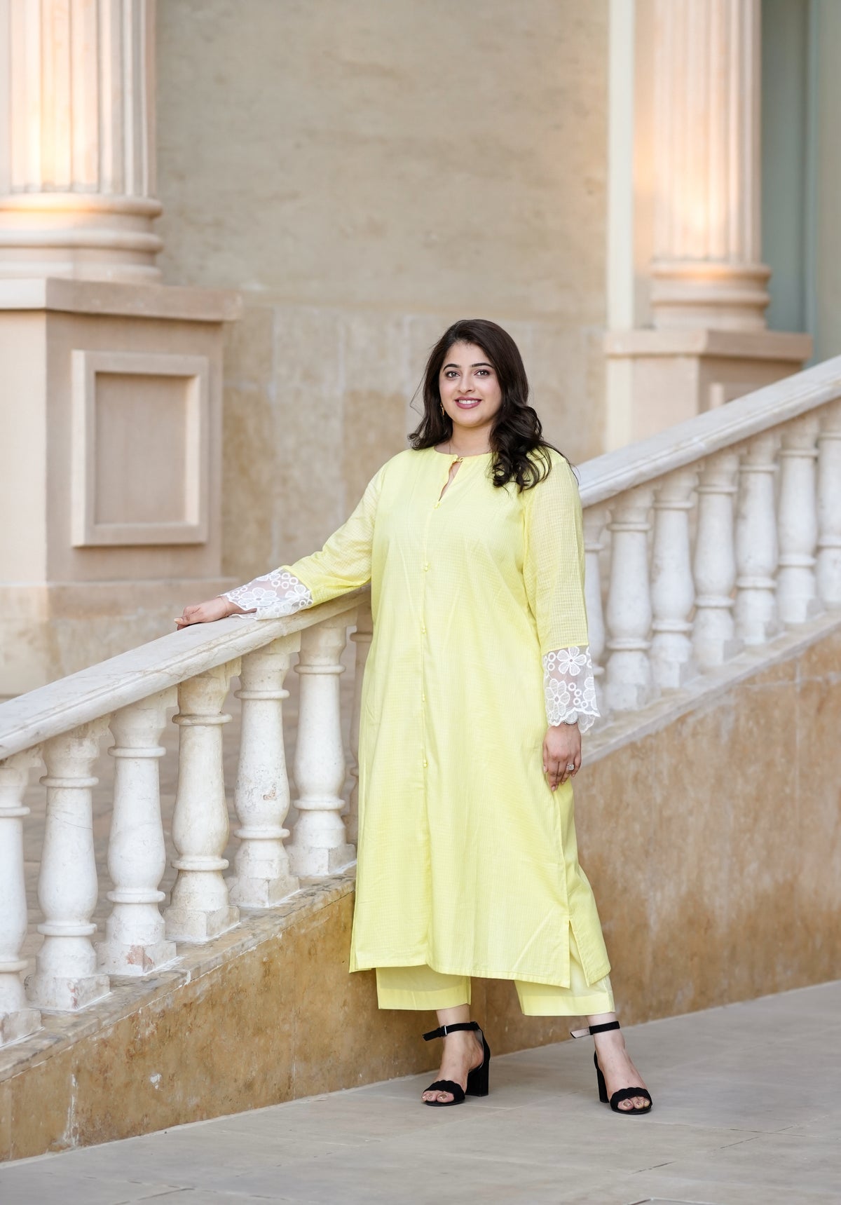 Lemon Yellow Kora Set