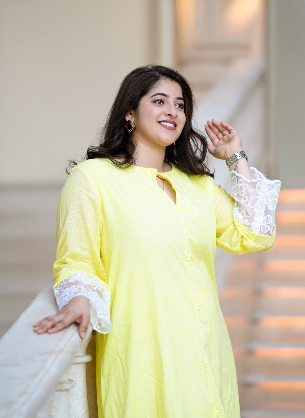 Lemon Yellow Kora Set