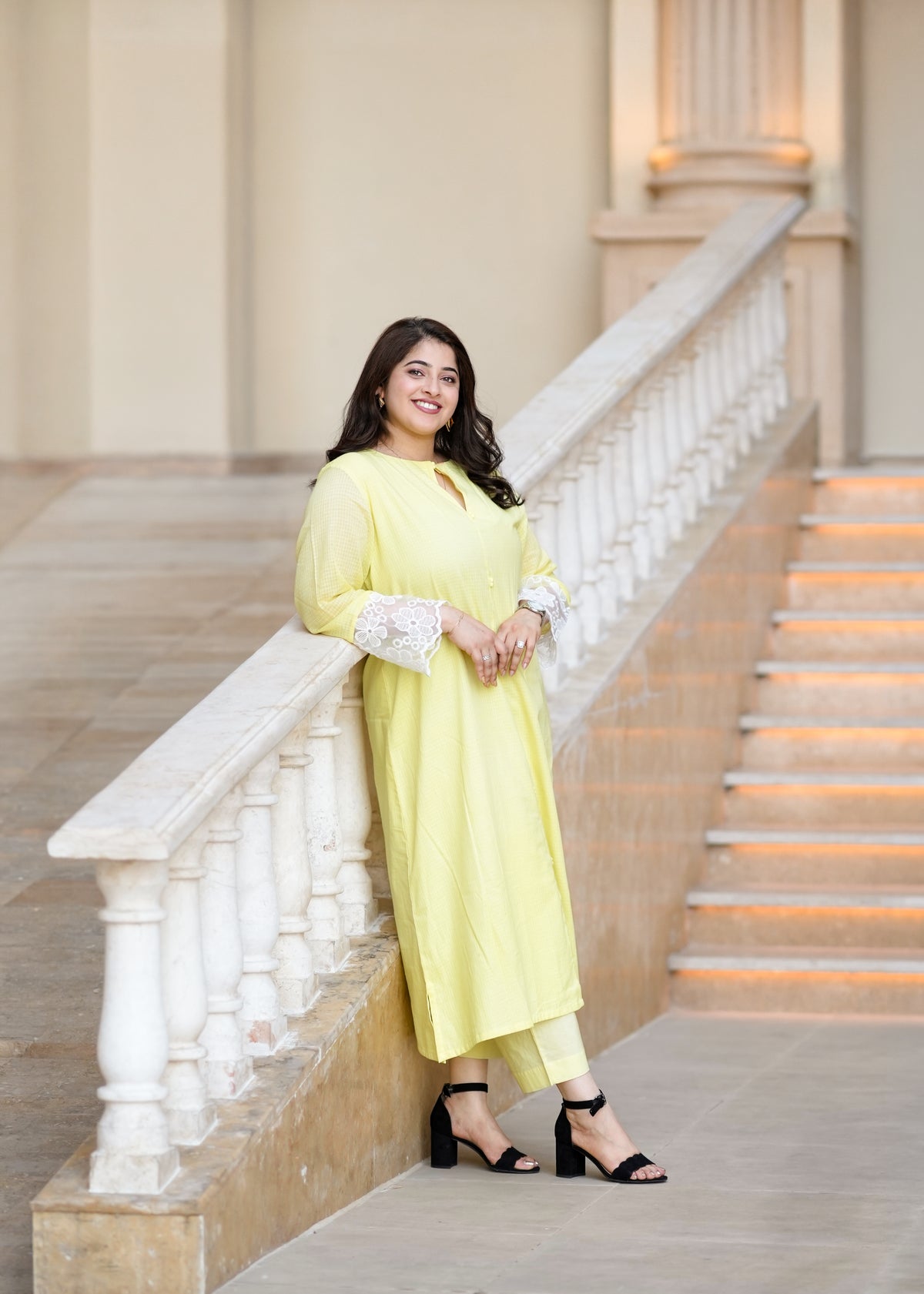 Lemon Yellow Kora Set